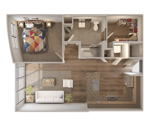 Skyline at Midtown A5 Floorplan